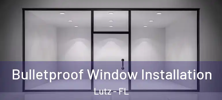  Bulletproof Window Installation Lutz - FL