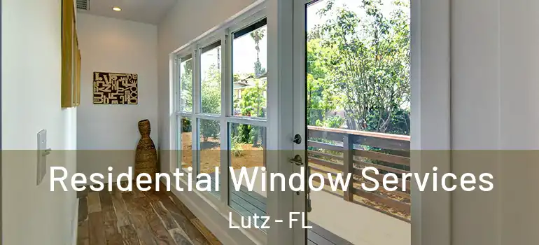  Residential Window Services Lutz - FL