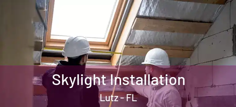  Skylight Installation Lutz - FL