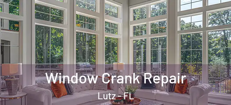  Window Crank Repair Lutz - FL