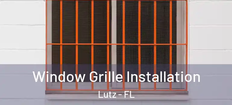  Window Grille Installation Lutz - FL
